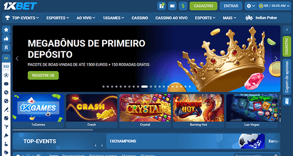 Site oficial da 1xBet